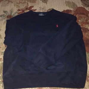 Polo Ralph Lauren navy blue crew neck